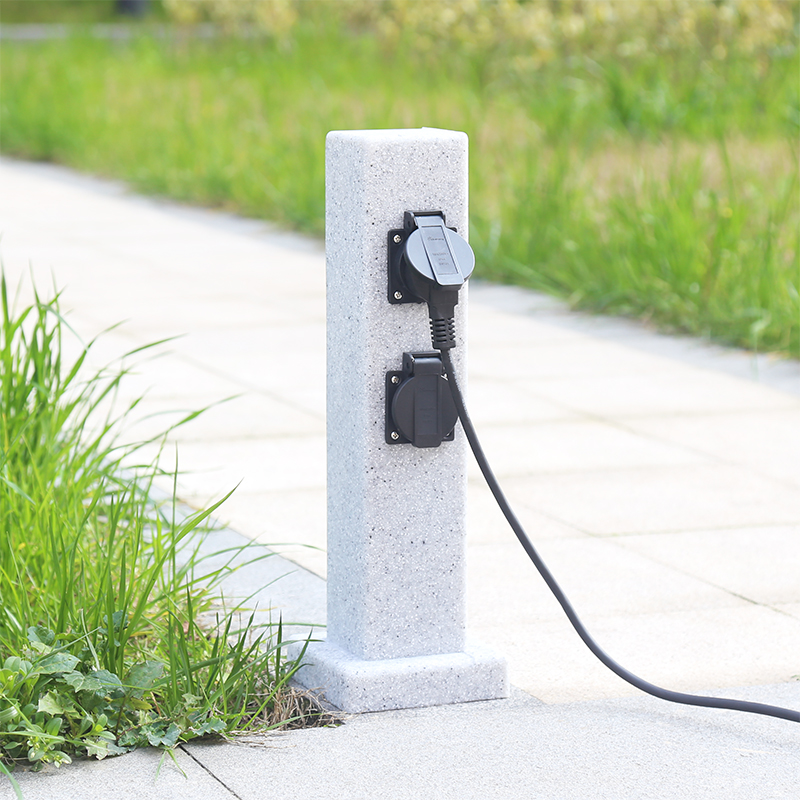 Outdoor Power Socket - Prise de courant verticale PE prise