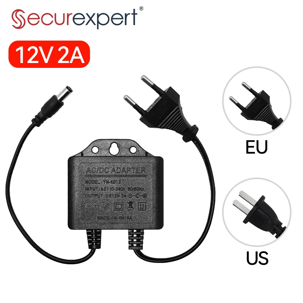 Outdoor Power Adapter - Adaptateur secteur DC12V 2A, prise EU