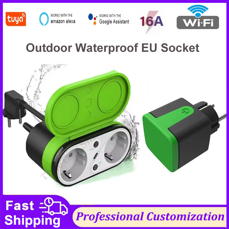 Outdoor Power Adapter - Prise intelligente extérieure Wi-Fi Tuya EU