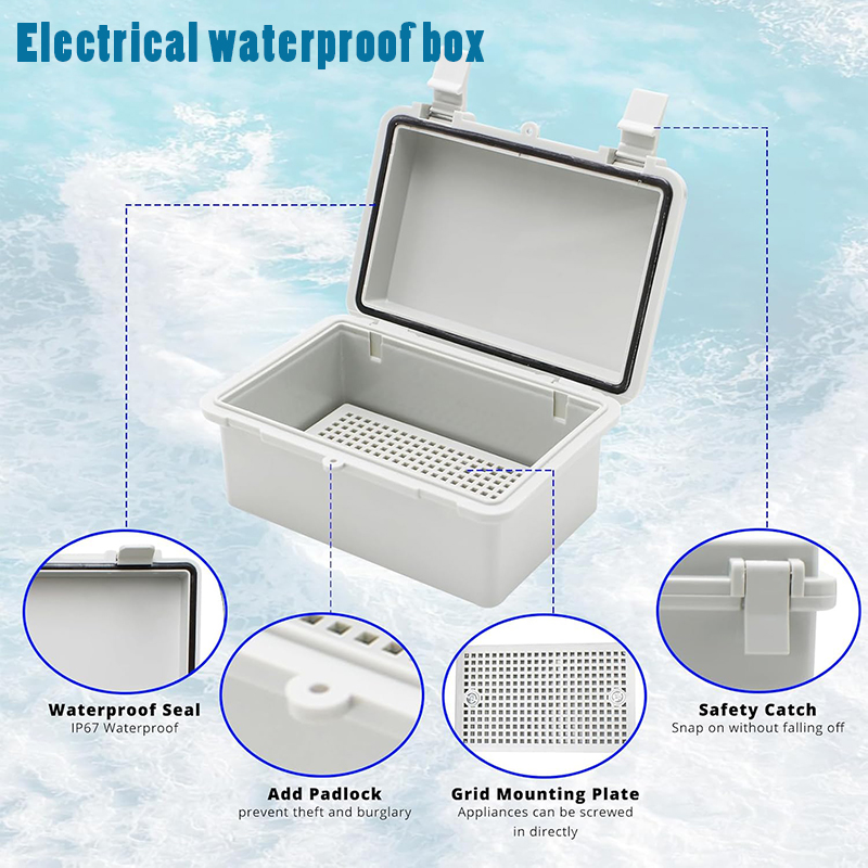 Outdoor Power Junction Box - Boîte de jonction électrique étanche IP66,