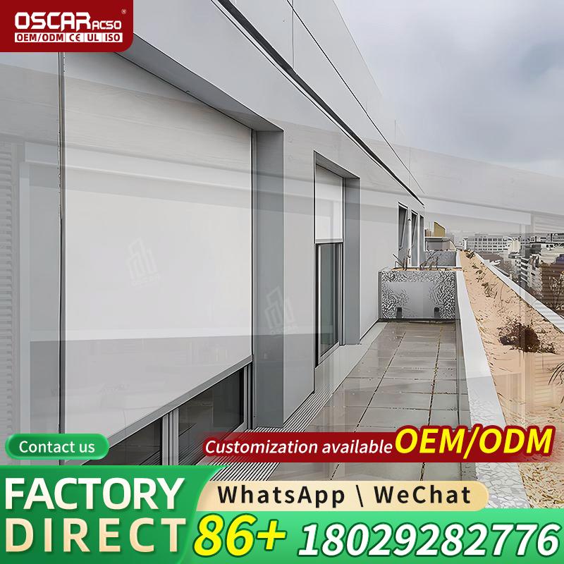 Outdoor Power Roller Shades - Kit d'abri de véranda extérieur sur