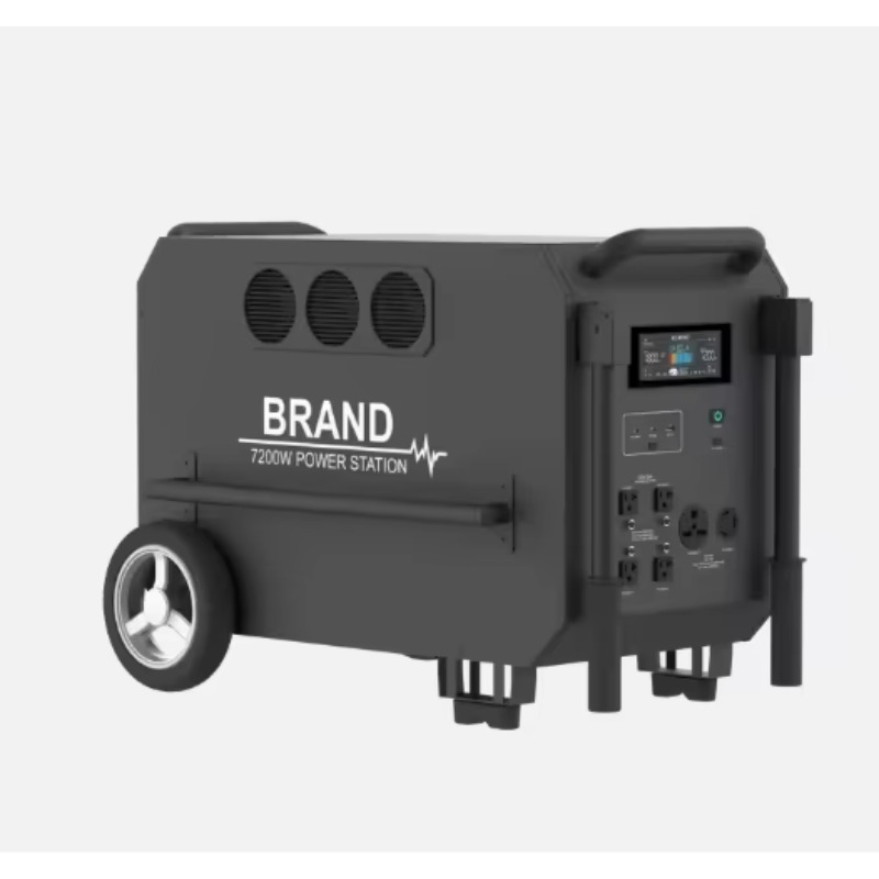 Outdoor Power Generator - Station d'alimentation portable 7000W, générateur solaire