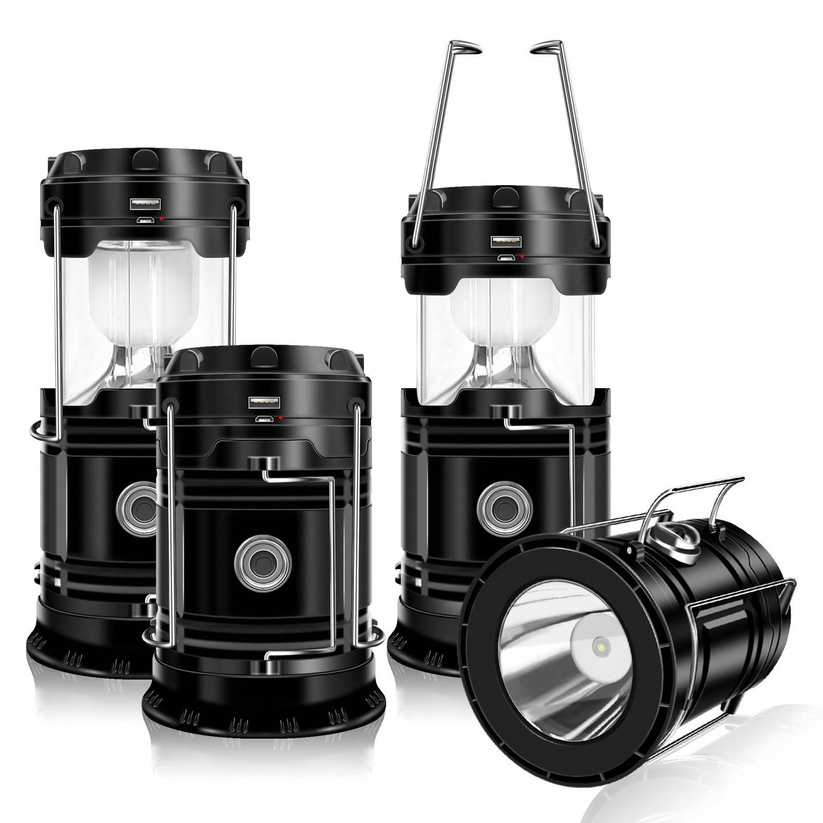 Outdoor Power Equipment Brands - 4 lampes solaires de camping, lanternes