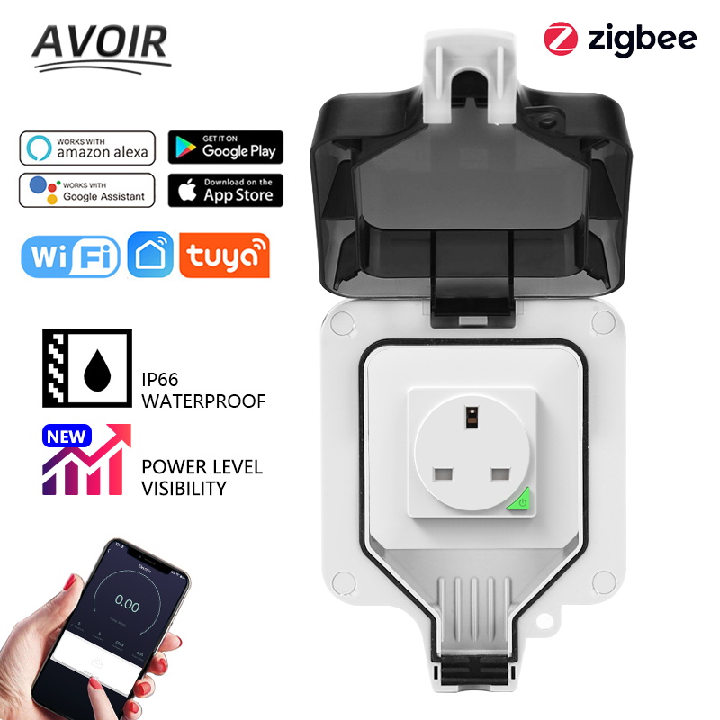 Outdoor Zigbee Power Plug - Avoir Zigbee – prise murale extérieure