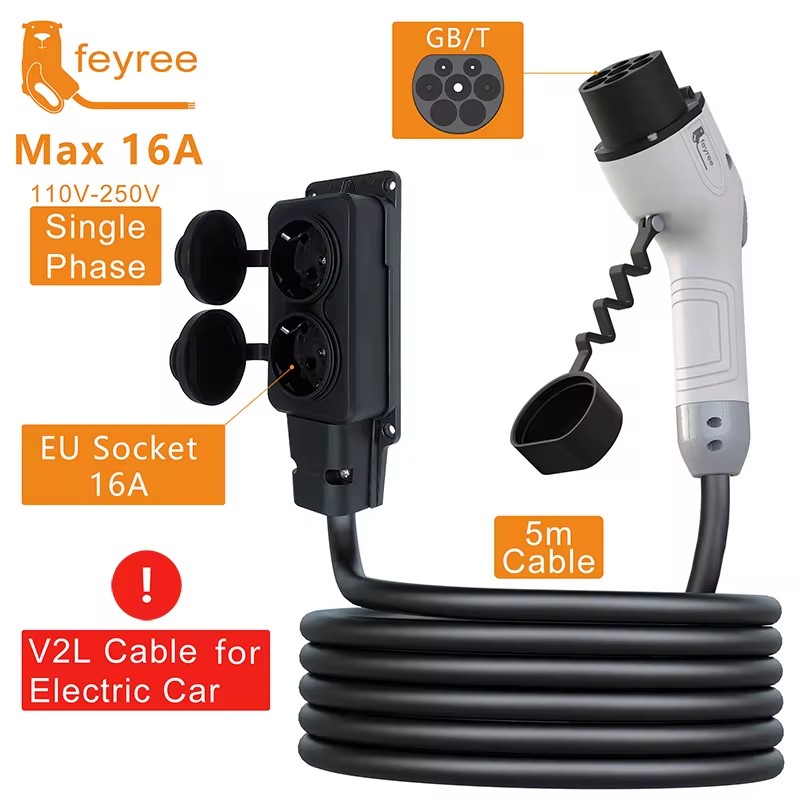 Outdoor Power Adapter - Câble de décharge Feyree V2L, prise
