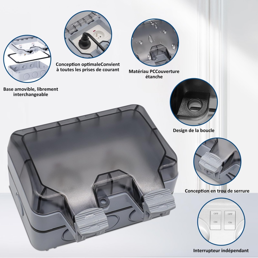 EIOMR France Prise extérieure  - Outdoor Power Socket avis et prix