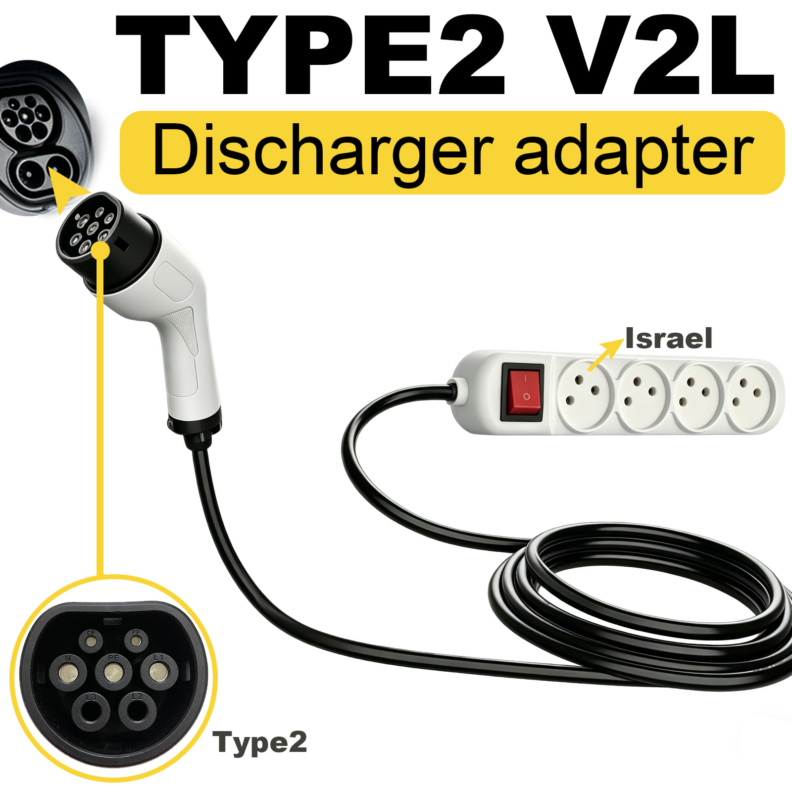Adaptateur de décharge Type 2  - Outdoor Power Adapter avis et prix