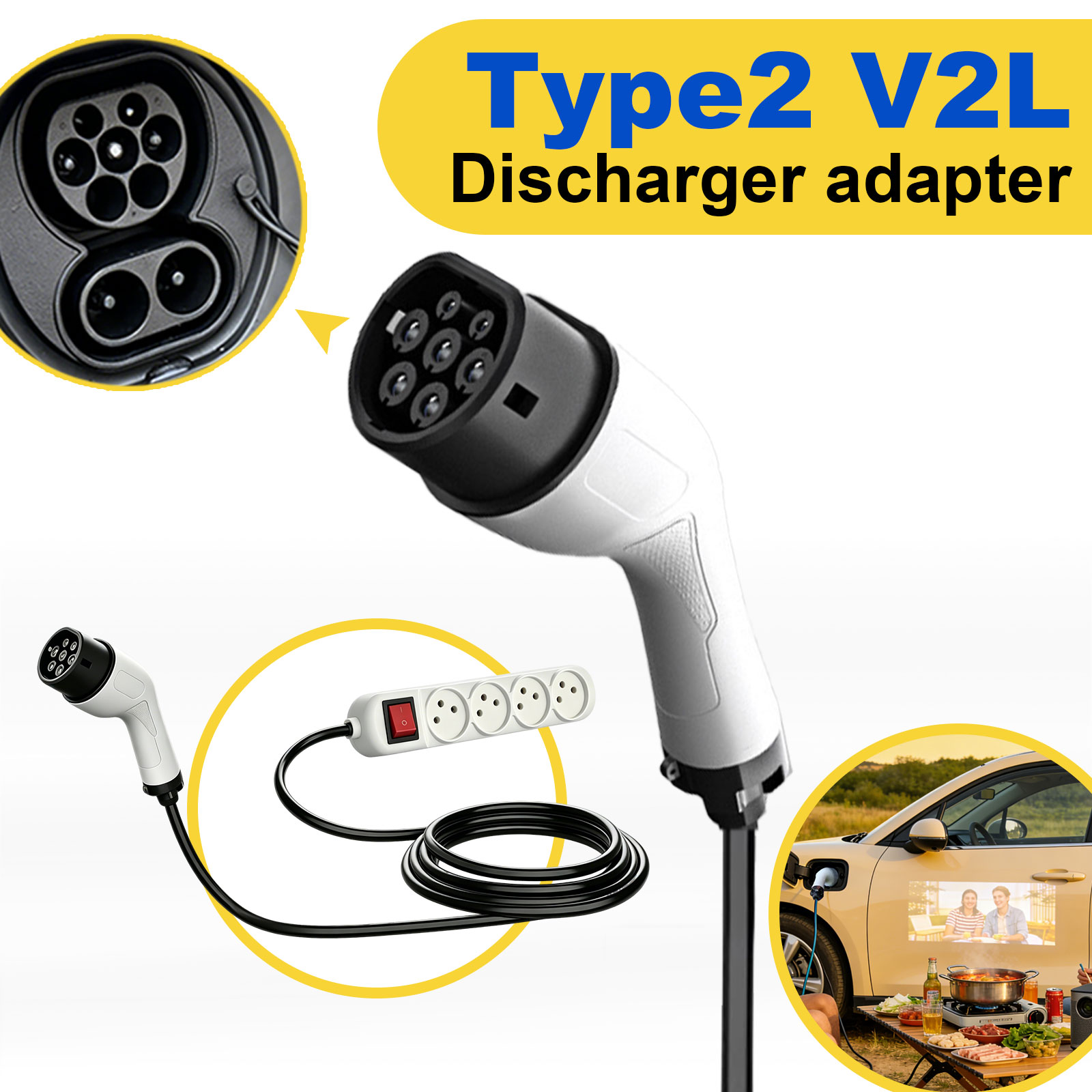 Adaptateur de décharge Type 2  - Outdoor Power Adapter avis et prix