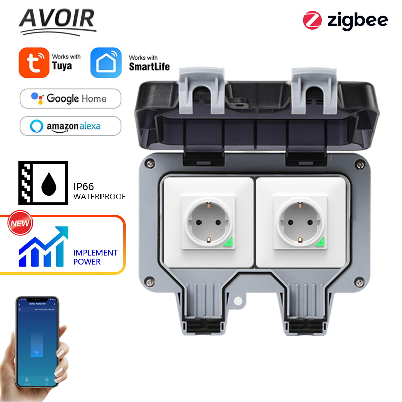 Avoir Tuya Zigbee prises élect - Outdoor Power Socket avis et prix