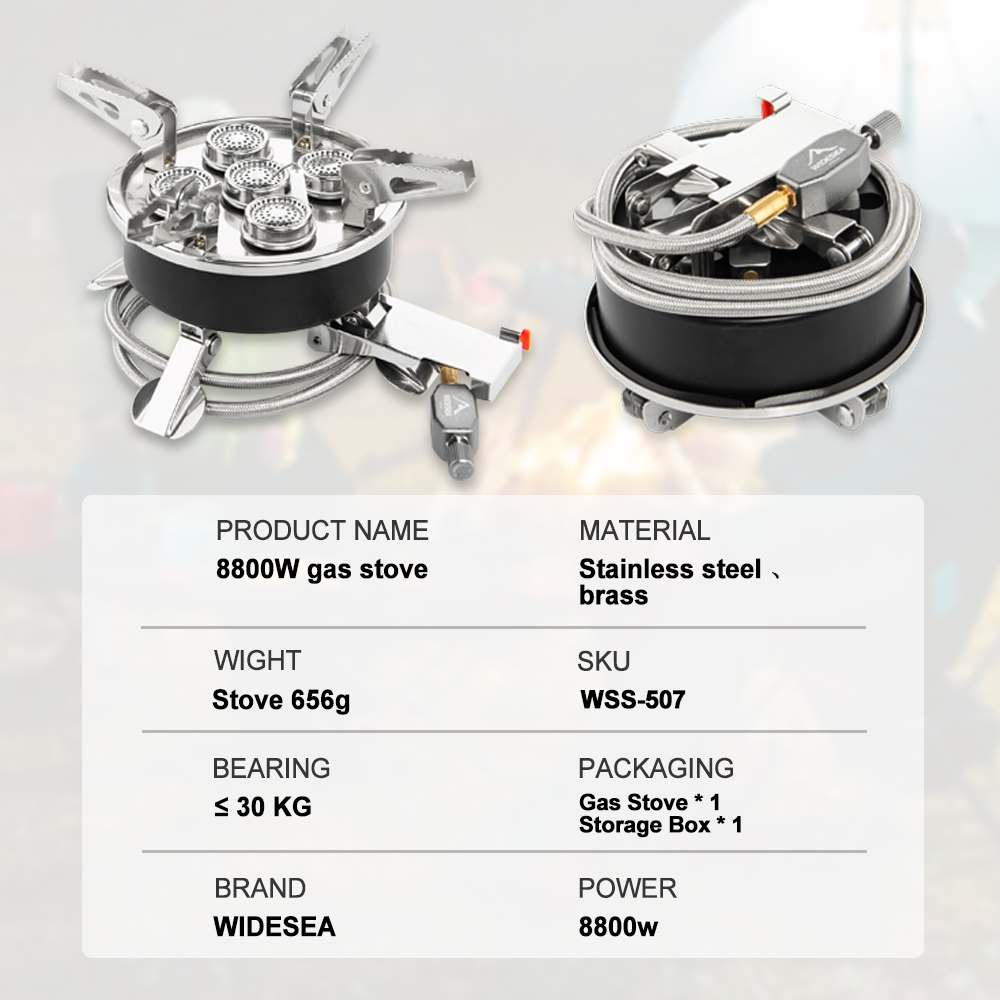Widesea Camping 5in1 cuisinièr - Outdoor Power Equipment Brands avis et prix