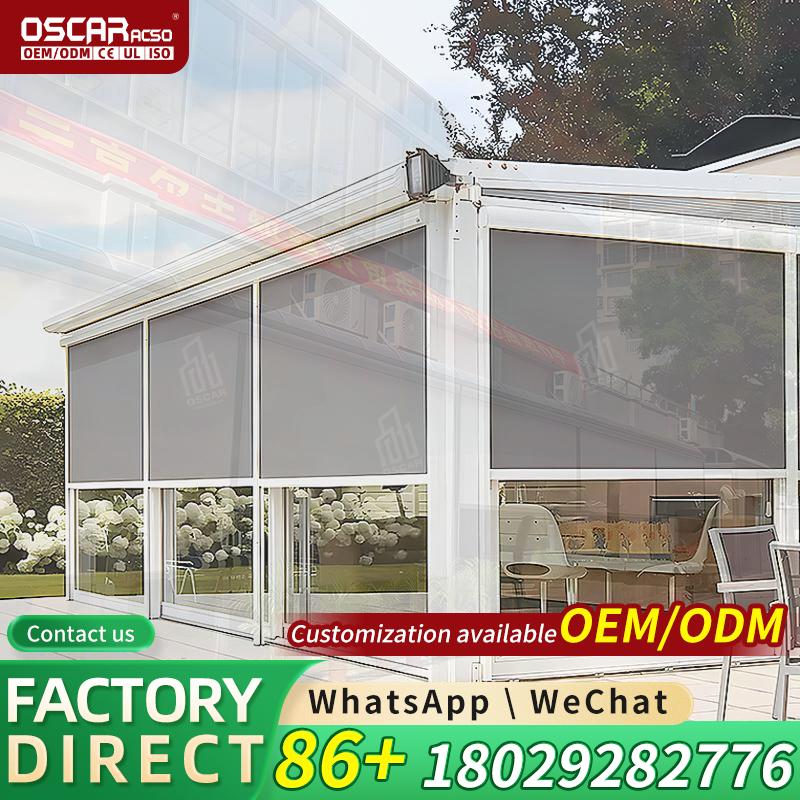 Kit d'abri de véranda extérieu - Outdoor Power Roller Shades avis et prix