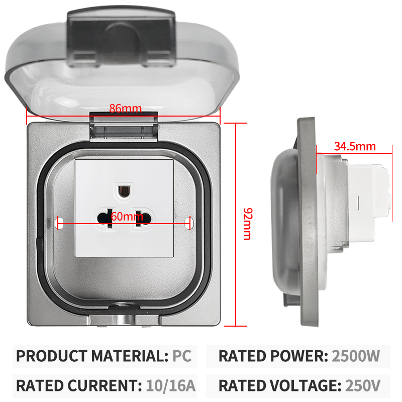 Prise extérieure étanche IP65, - Outdoor Power Adapter avis et prix